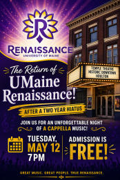 UMaine Renaissance LIVE and In Concert