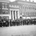 Houlton Community Band in Market Square, ca. 1924